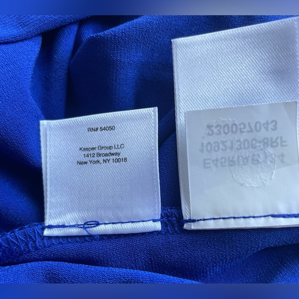 Anne Klein Blue Women Blouse Size PXL - Picture 8 of 8